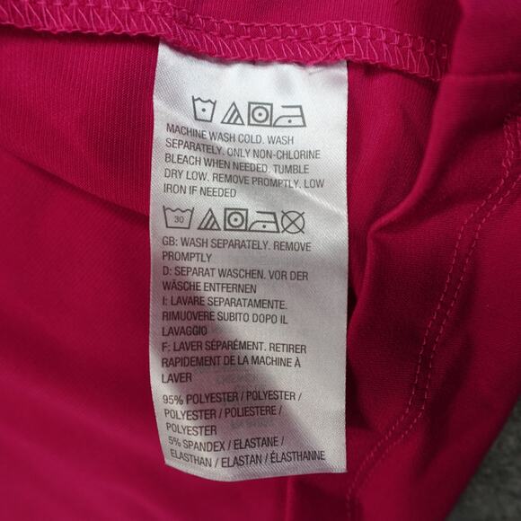 Susan Graver Top Womens 2X Liquid Knit Tunic Stretch Mock Neck Ruched Pink - Picture 3 of 9